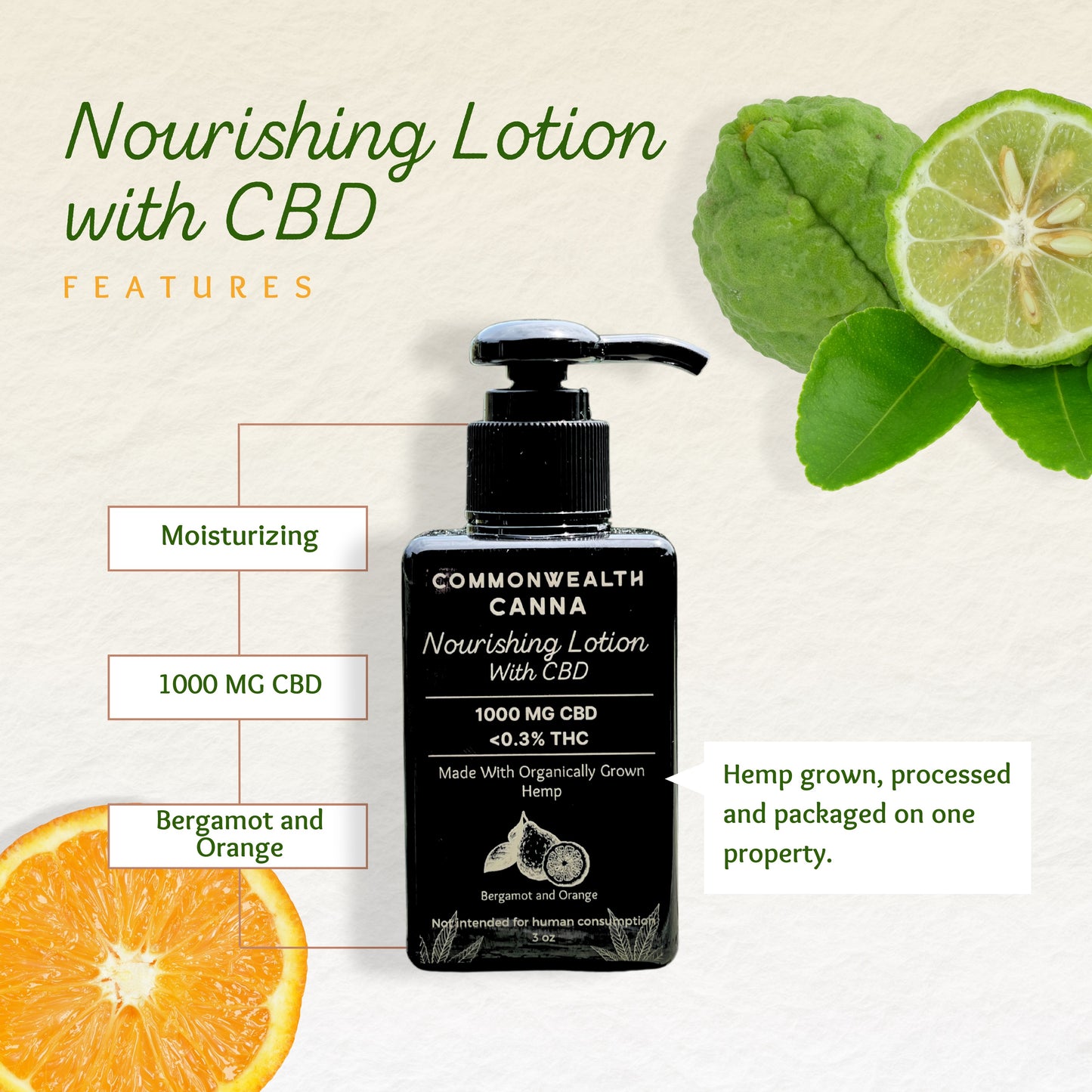 Bergamot and Orange Lotion