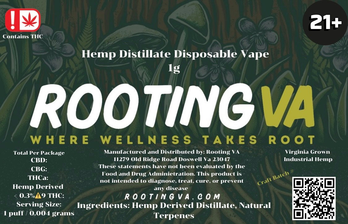 Hemp Disposable Vape Rooting VA Hemp Disposable Vape Rooting VA