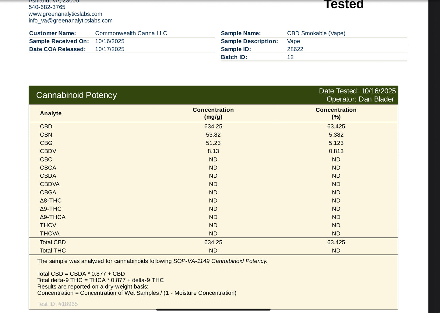 Hemp Disposable Vape